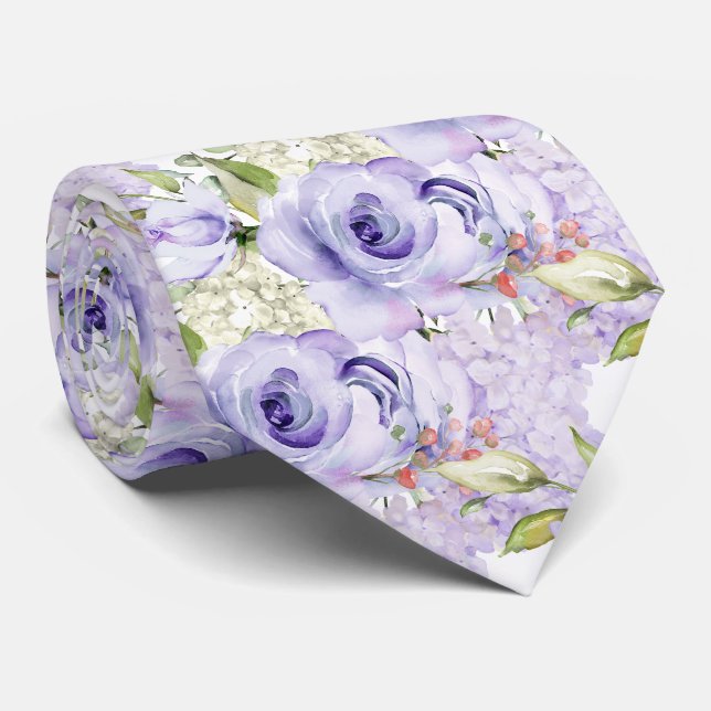 PixDezines H2 Sommar Lila Rosor Hortensia Slips (Rullad)