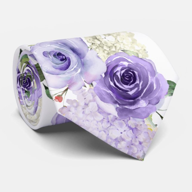 PixDezines H2 Sommar Lila Rosor Hortensia Slips (Rullad)