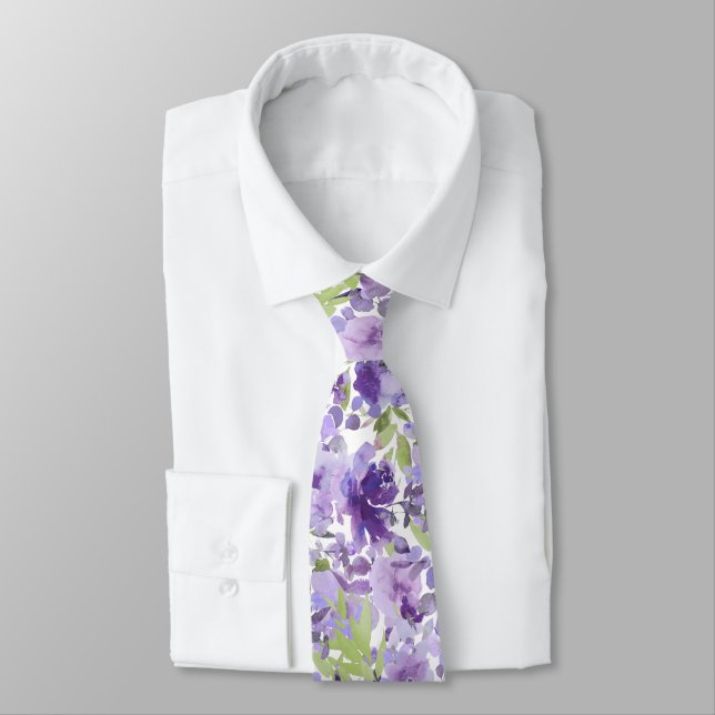 PixDezines H2 Sommarblommor Lila Lavendel Slips (Bunden)