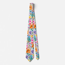PixDezines H2 Sommarblommor Ljus Färg Slips