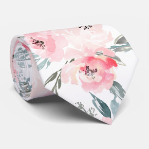 PixDezines H2 Vår blommor +Skivblått Slips