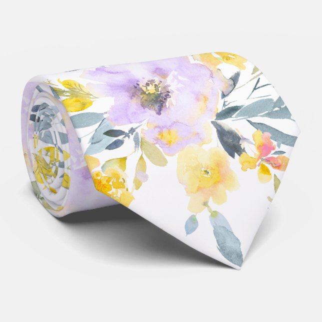 PixDezines H2 Vårblommor Gula Rosor Slips (Rullad)