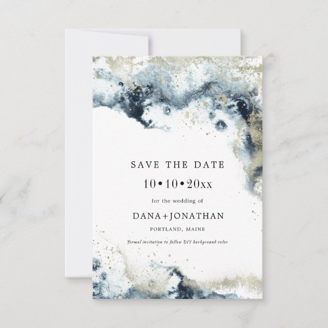 PixDezines H2 Vinkart metallskum Spara datum Spara Datumet (Framsida)