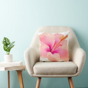 PixDezines H2Tropical Flowers Hibiscus Kudde