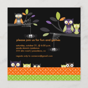 PixDezines Halloween, Bus eller godis Inbjudningar