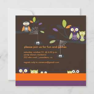 PixDezines Halloween, Bus eller Godis Inbjudningar