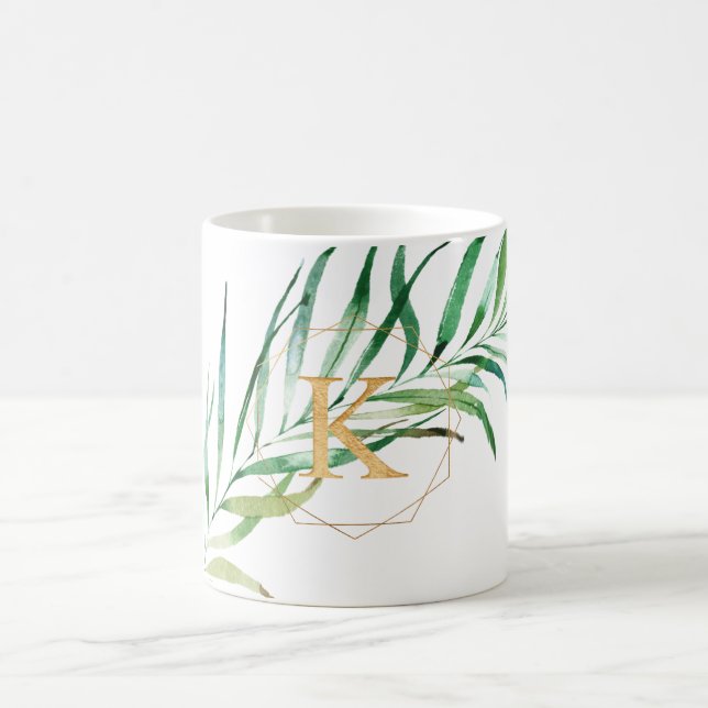 PIXDEZINES HANDFLATAN FRONDS | MONOGRAM A-Z KAFFEMUGG (Center)
