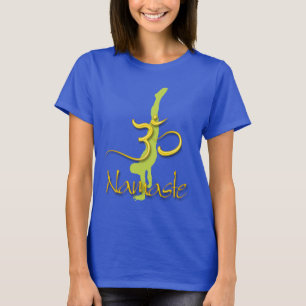 PixDezines Handstående Pose/Namaste/Om T Shirt
