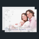 PixDezines Hanukkah/Faux Silver Snöflingor Julkort<br><div class="desc">Pixdezines lycklig Hanukkah-kort,  snöflingor i faux ro guld och silver och "Glad helg" i roligt modernt typsnitt. Flyttbara marmorbakgrund i grått med zazzles filter ändrade vi den till rosa ton. DIY Trim,  typsnitt och typsnitt färg. Copyright © 2008-2018 PixDezines™. Alla höger reserverade.</div>