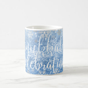 PixDezines Hanukkah Firande Kaffemugg