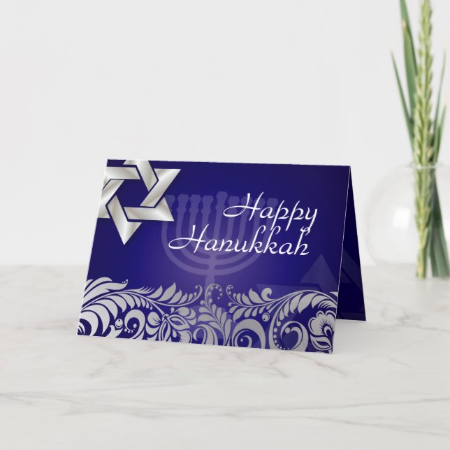 PixDezines Hanukkah-kort Helgkort (Framsida)