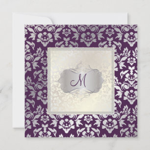 PixDezines Haute Couture Damask Inbjudningar