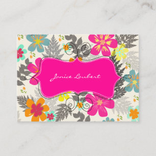 PixDezines Hawaiian Jungle/DIY Background färg Visitkort