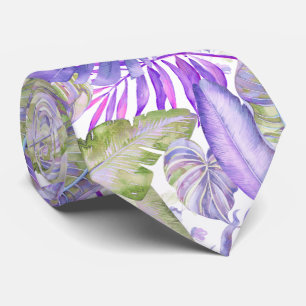 PixDezines Hawaiian Jungle Lila Grönt Foliage Slips