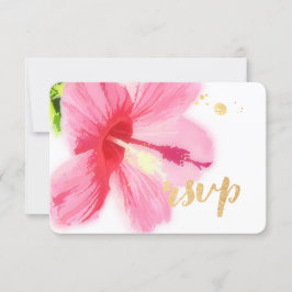 PixDezines hibiscus/blommigt/osa OSA Kort