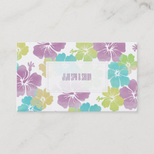 PixDezines Hibiscus/DIY Background Färg Visitkort