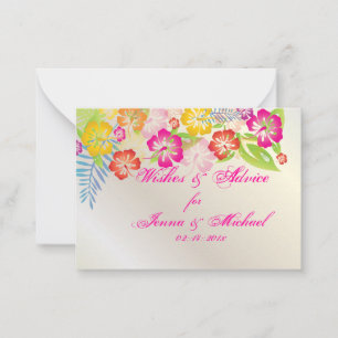 PixDezines Hibiscus Leis Önskemål + Råkort Rådkort