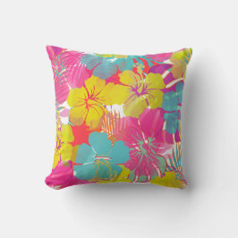 PixDezines Hibiscus/Rainforest/DIY Background Kudde