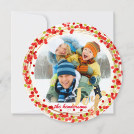 PixDezines holly wand/helgdagskort Julkort