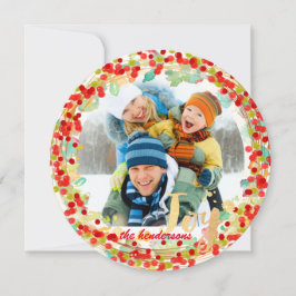 PixDezines holly wand/helgdagskort Julkort