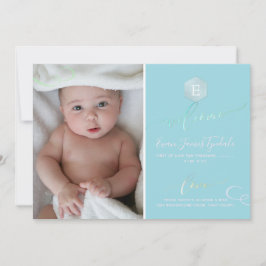 PixDezines Honeycomb Birth Notice, Boy Meddelande