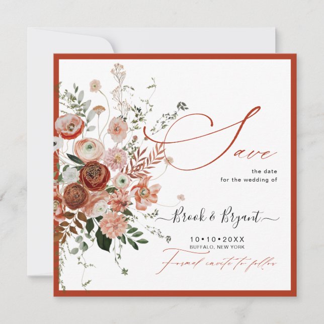 PixDezines Höra kärlek Spara datumet (Framsida)