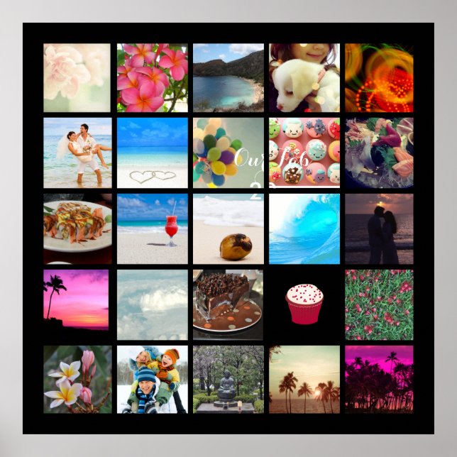 PixDezines instagram den poster 25 foton (Framsidan)