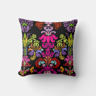 PixDezines isabella damask/dyy bakgrund Kudde