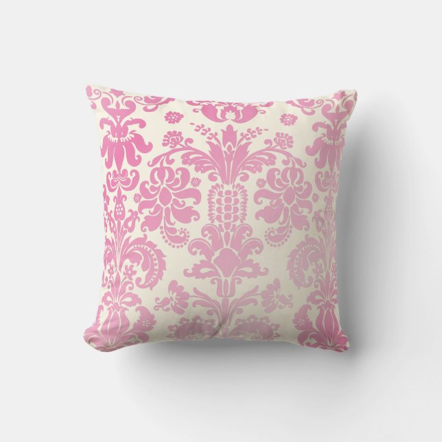 PixDezines isabella damask/dyy bakgrund Kudde (Framsida)