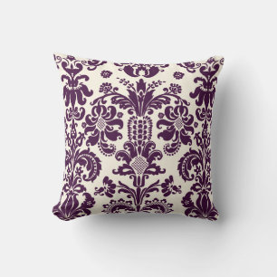 PixDezines isabella damask/dyy bakgrund Kudde