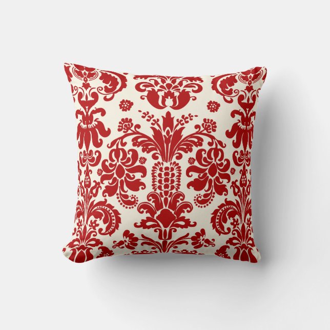 PixDezines isabella damask/dyy bakgrund Kudde (Framsida)