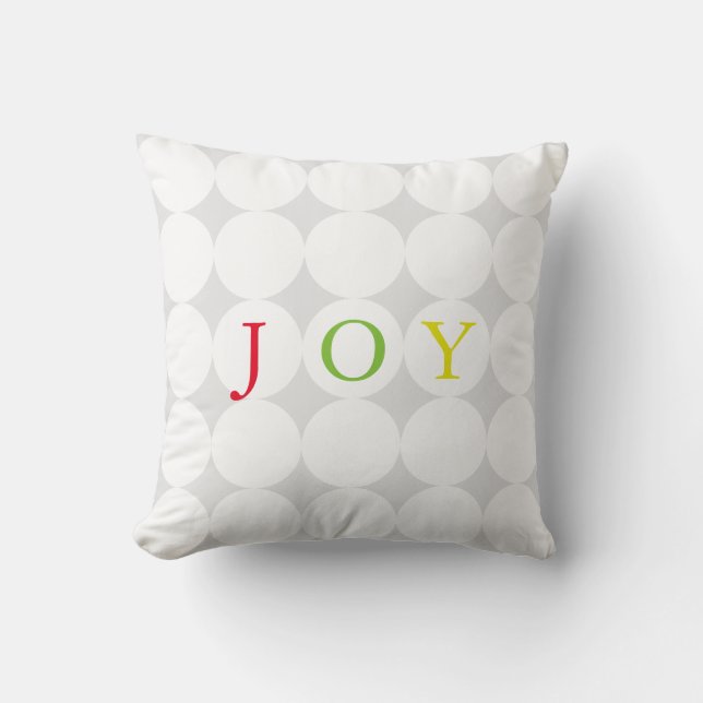PixDezines justerbar polka dots/diy-text+Band Kudde (Framsida)