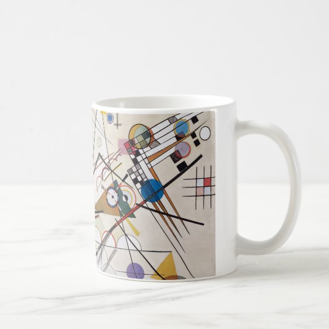 PixDezines Kandinsky 1923 Komposition VIII Kaffemugg (Höger)