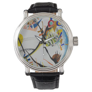 PixDezines kandinsky, blå segment 1921 Armbandsur