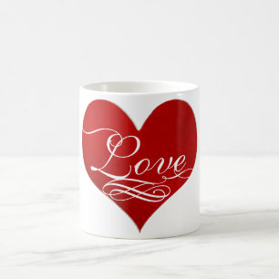 PixDezines Kärlek/Heart/DIY-bakgrund Kaffemugg