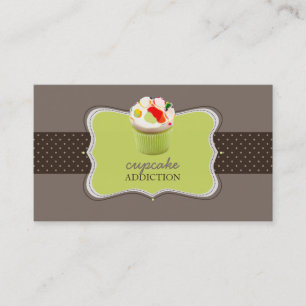 PixDezines Keylime cupcoa/pâtisserie Visitkort