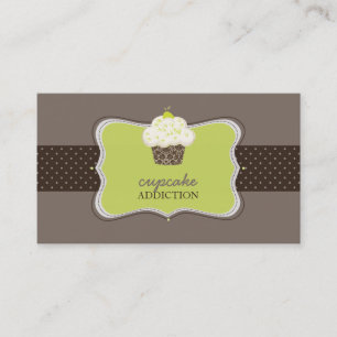 PixDezines Keylime cupcoa/pâtisserie Visitkort