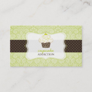 PixDezines Keylime cupcoa/pâtisserie Visitkort