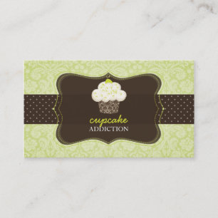 PixDezines Keylime Sponge cupaka/pâtisserie Visitkort