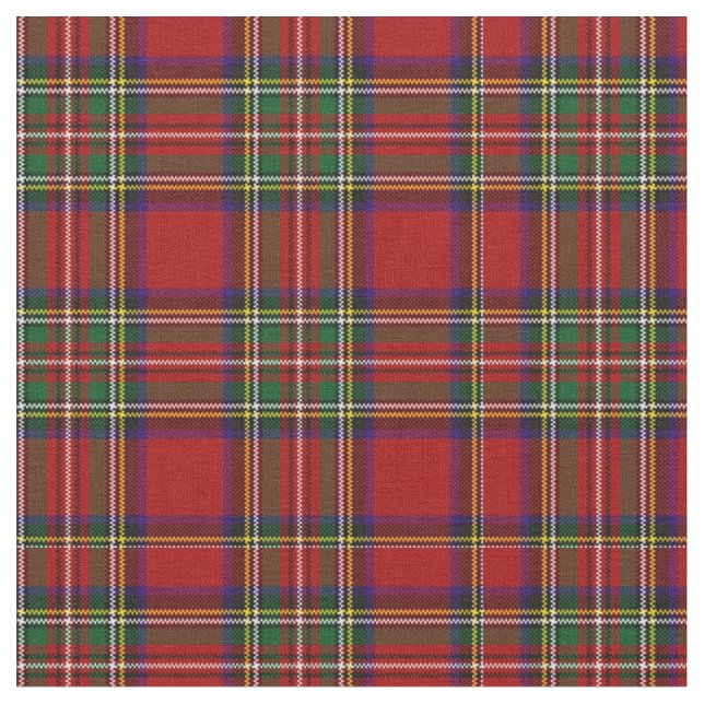 PixDezines  klan stewart tartan Tyg (Närbild)