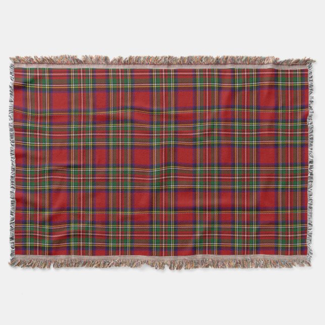 PixDezines klanens tartan för förvaltare Filt (Framsidan)
