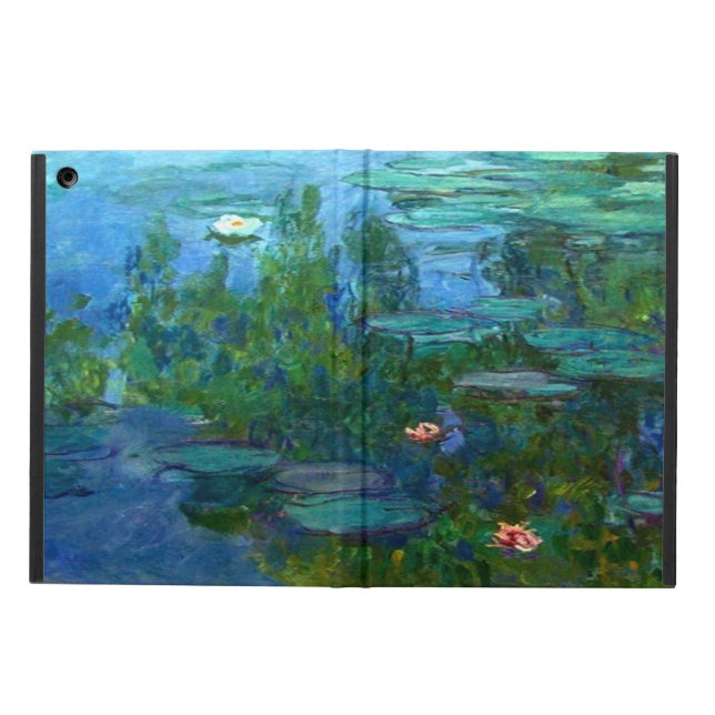 PixDezines-kluster monet lily pond på giverny iPad Air Fodral (Utsidan)