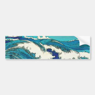 PixDezines konen uehara oceanen vågar, 上 原 Bildekal