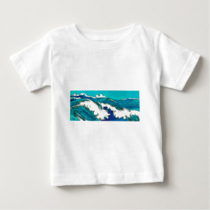 PixDezines konen uehara oceanen vågar, 上 原 Tee