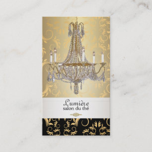 PixDezines kristallchandelier/DIY färg Visitkort