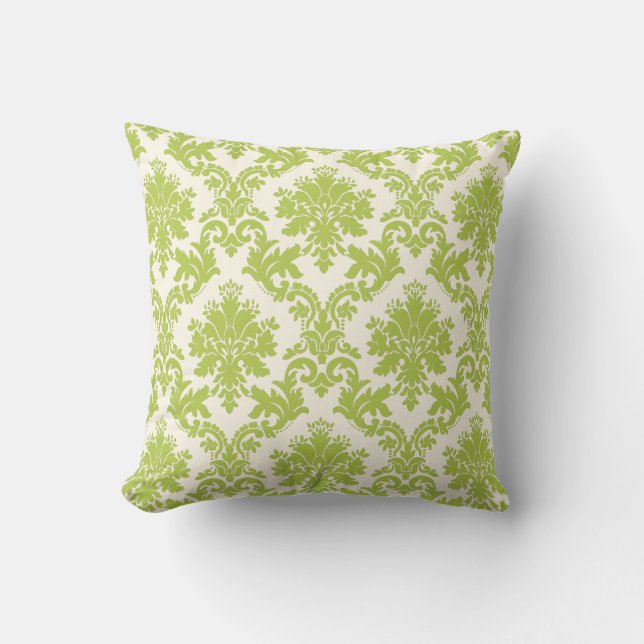 PixDezines la paloma-damask/diy-bakgrund Kudde (Framsida)