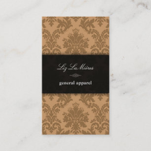 PixDezines la paloma Damask/DIY-bakgrund Visitkort