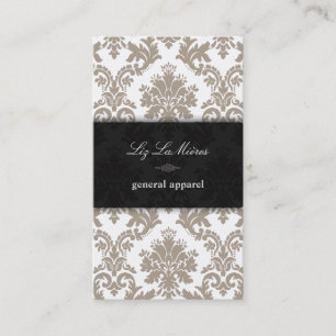 PixDezines la paloma Damask/DIY-bakgrund Visitkort