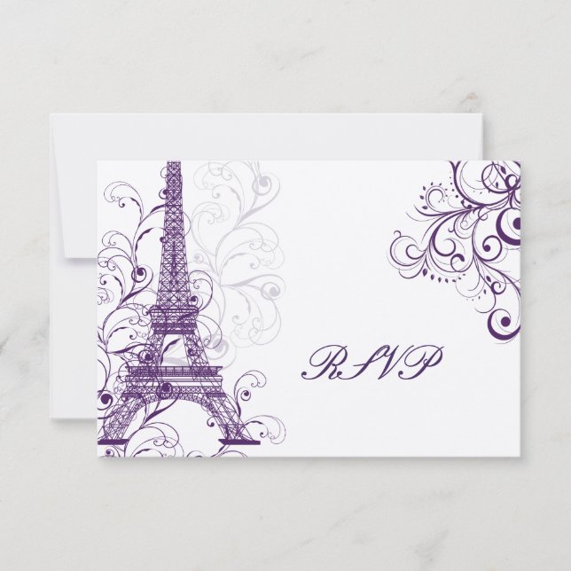 PixDezines la Toureiffel/paris OSA Kort (Framsida)