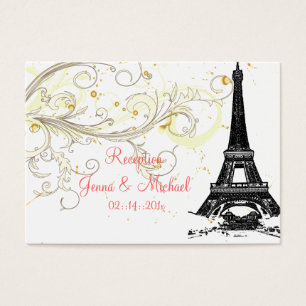 PixDezines la Toureiffel/paris Visitkort